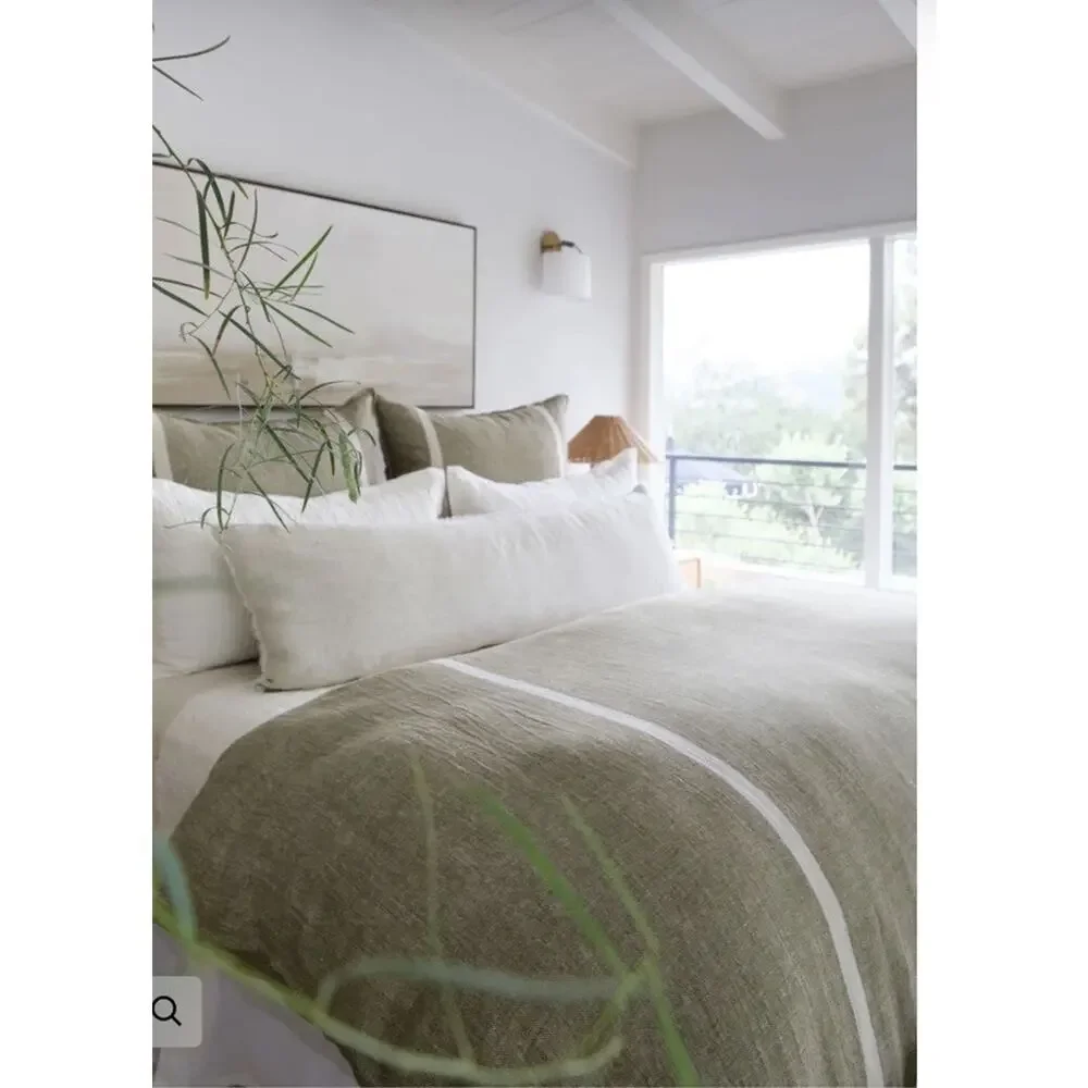 Pom Pom At Home Live In Linen Rory Sham Big Sz 28 X 36